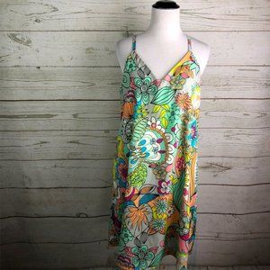 NWT Judith March Jungle Floral Racerback Dress